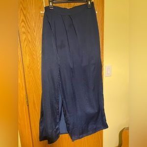 Satin Skirt with Slit